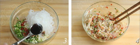 剁椒蒜蓉烤扇贝的做法步骤3-4