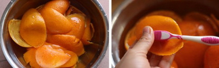蜜饯橙皮的做法步骤3-4