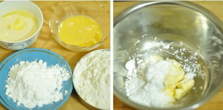 黄油曲奇饼干步骤1-2