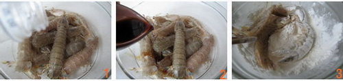 避风塘濑尿虾做法步骤1-3