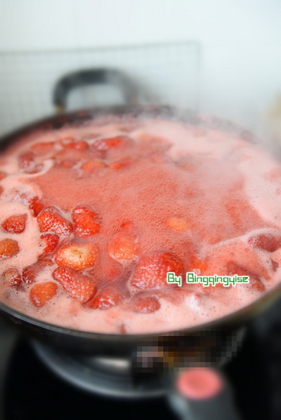 草莓果酱步骤3