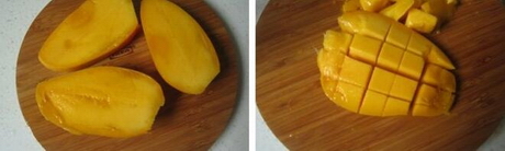 芒果牛奶棒冰的做法步骤1-2
