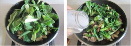 香菇炒白菜的做法步骤5-6
