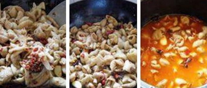 肥肠烧黄豆煲的做法步骤
