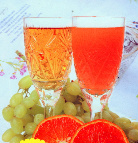 柳橙青葡萄蜜汁